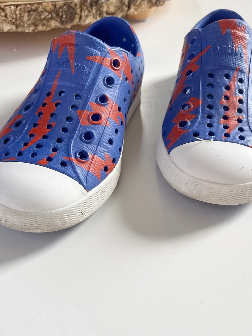 Native Shoes Jefferson Slip-On Blue Lightening | Toddler 7